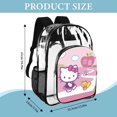 hellokitty Clear Backpack Heavy Duty Transparent School Bookbag Large