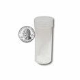 thumbnail image 2 of 100 Duraclear Quarter Coin Tubes – Storage For State & National Park Quarters 2 of 6