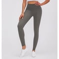thumbnail image 6 of Womens High Waisted Leggings Yoga Pants Soft Seamless Workout Fitness Sports Gym, 6 of 15