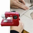 thumbnail image 3 of Portable Sewing Machine Plastics Pink/Blue/Red Home Sewing Accessories Household Crafting Mini Electric Sewing Machine B, 3 of 5