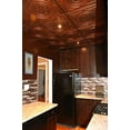 thumbnail image 2 of Steampunk-Faux Tin Ceiling Tile - Antique Copper 25-Pack, 2 of 2