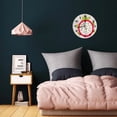 thumbnail image 5 of Zhmjortal Fruit Wall Clock Silent Non-Ticking Kitchen Desk Decor Clock Battery Operated Quartz Analog Round Clocks 10 in for Bedroom Bathroom Living Room, 5 of 7