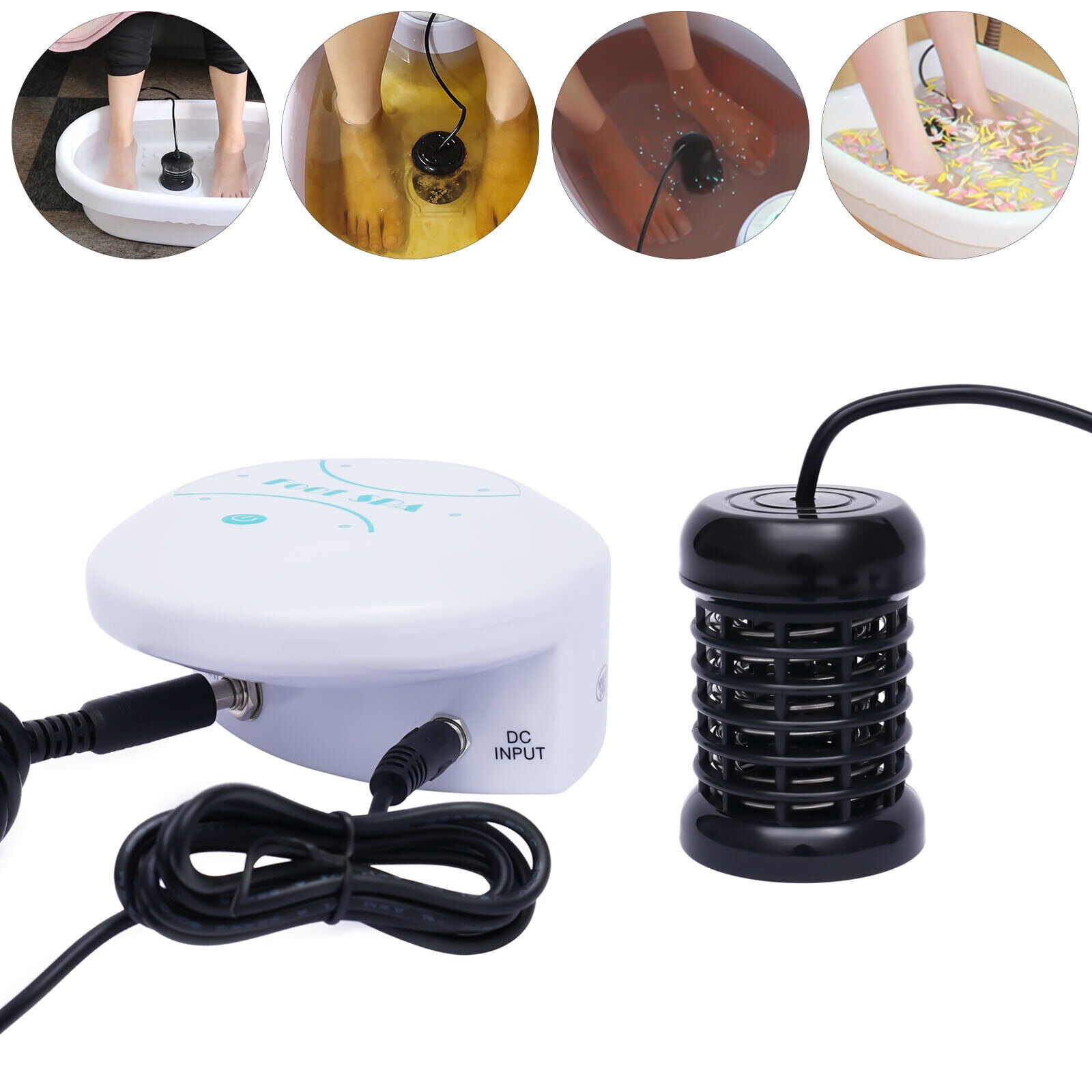 25W Low Noise Ionic Detox Foot Bath Spa Cleanse Machine Salon Ion Aqua Foot Bath for homes, beauty clubs