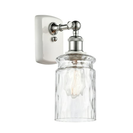 

Innovations Lighting 516-1W Candor Candor 12 Tall Bathroom Sconce - White and Polished