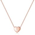 thumbnail image 1 of HAHDAXIA Collier Ras du Cou avec Pendentif Cœur Initiale en Argent Sterling 925 pour Femmes, 1 of 7
