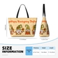 thumbnail image 4 of Pofeuu Gnomes Happy Thanksgiving Print Beach Bag,Waterproof Sandproof Beach Tote Bag, Large Capacity Foldable Beach Bags for Women, 4 of 7