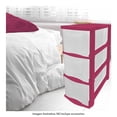 thumbnail image 4 of Cajonera Plastic Trends Florida chica 3 niveles Rosa, 4 of 4