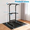 thumbnail image 6 of Evitormill Adjustable Height Pull up Bar Standing, 440 Lbs Power Tower Dip Station, Strength Training Fitness Workout Equipment for Home Gym, 6 of 7