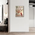 thumbnail image 5 of Cardinal Wall Art Red Floral Pictures Wall Decor Just Breathe Quotes Canvas Painting Print Artwork Modern Home Decor Framed for Living room Bedroom Bathroom 20"×16", 5 of 7