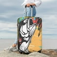thumbnail image 7 of Honeii Fishing Bass Elastic Luggage Cover, featuring double-sided printing, is the ideal companion for travel, business trips, and daily use(not included suitcase )-Large, 7 of 7