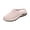 White, variant on Women's Mule Sneakers Backless Closed Toe Slip On Platform Checkered Knit Comfort Walking Clogs Gray 6.5