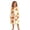 Light Yellow, variant on JIAYUE Girl Kids Nightgown Comfortable Lightweight Halloween Funny Print Long Sleeve Ruffle Cuff Round Neck Button Front Loose Fit Cute Pajamas For Holiday Party Family Indoor Loungewear,4-6 Years