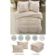 thumbnail image 2 of Grace Living Elyjah Polyester Comforter Set - Ruched Ruffle Pleated, Elegantly-styled, 2 of 5