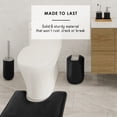 thumbnail image 2 of Clara Clark  23 Piece Complete Bathroom Accessories Kit With Shower Curtain and Rug Set Black, 2 of 5