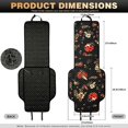 thumbnail image 7 of CHAQLIN Seat Protector Ladybug Floral Print 2 Piece Car Front Seat Covers Machine Washable for Truck Non-Slip Polyester Car Seat Covers, 7 of 7