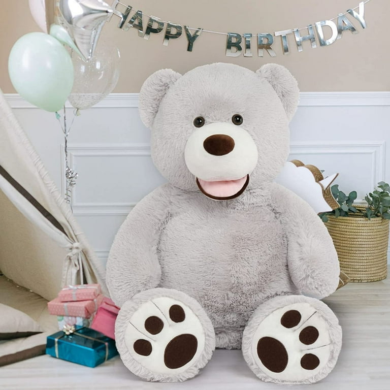 MorisMos Stuffed Animal Giant Teddy Bear with Footprints 39