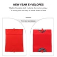 thumbnail image 3 of 1Pc Chinese New Year Red Pocket Embroidery Pocket Spring Festival Red Envelope, 3 of 9