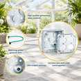8 Pack 4 Inch Metal Electrical Box with 2 Duplex Receptacle Covers ...