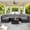 Brown Gradient Rattan,Light Gray Cushion, variant on Patio Outdoor Furniture Sets, 7 Pieces All-Weather Rattan Sectional Sofa with Tea Table & Cushions, PE Rattan Wicker Sofa Couch Conversation Set for Garden Backyard Poolside