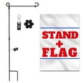 thumbnail image 1 of Anley Double Sided Custom Garden Flag 18 x 12.5 In with Flag Stand - Print Your Own Logo/Design/Words - Customized Garden Flags Banners (Flagpole Included), 1 of 6