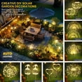thumbnail image 2 of Luces Solares para Jardín GIGALUMI Paquete de 4 con 120 LED Luz Blanca Cálida, 2 of 9