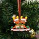 thumbnail image 2 of Holiday Ornaments Reindeer-family With Scarves Christmas Ornament Personalized Ornament Santa Claus Ornament Q, 2 of 2