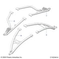 thumbnail image 4 of Polaris ATV Weld-LCA, Front, 55", LH, Red, Genuine OEM Part 1023399-293, Qty 1, 4 of 4