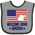 thumbnail image 3 of Inktastic Military Homecoming Welcome Home Daddy Boys or Girls Baby Bib, 3 of 4