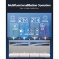 thumbnail image 4 of KFFKFF Slushie Machine, 12L/3.17Gal x 4 Tank Commercial Slushy Maker, Frozen Drink Maker with Self-Cleaning, 4 of 9