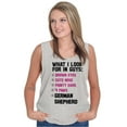 thumbnail image 5 of Look Guys German Shepherd Lover Tank Top Tee Shirt Women Brisco Brands S, 5 of 6