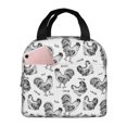 thumbnail image 1 of Easygdp Retro Rooster Bolsa Térmica Premium - Tela Oxford Impermeable, Gran Capacidad, Bolsillo Frontal, Unisex para Trabajo, Escuela, Actividades al Aire Libre y Picnics, 1 of 8