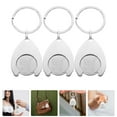 thumbnail image 2 of Miangastore 3pcs Shopping Trolley Tokens Key Ring Metal Token Coin Keyring Coin Keychain for Grocery Shopping Cart, 2 of 7