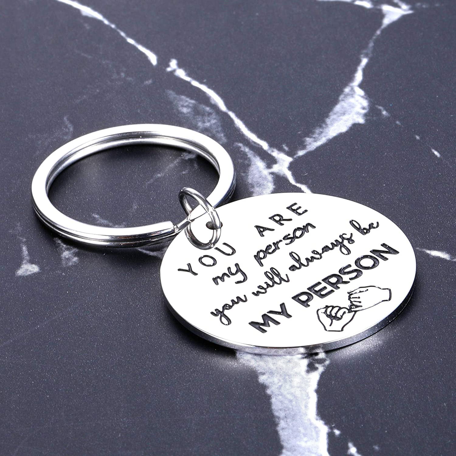 Greys Anatomy Merchandise You're My Person Keychain Gifts You are My Person Gift for Best Friend Women Bff Keychain 2 