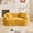 66" Chenille Yellow, variant on Timbernest 66" Chenille Curved Sofa, Boneless 2 Seater Cloud Sofa for Small Spaces, Yellow