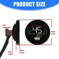 thumbnail image 6 of BIBABLYKE Universal Electric Scooters LED Speedometer Dashboard Motorcycle Digital Instrument Cluster Display for 48V 60V 72V, 6 of 8