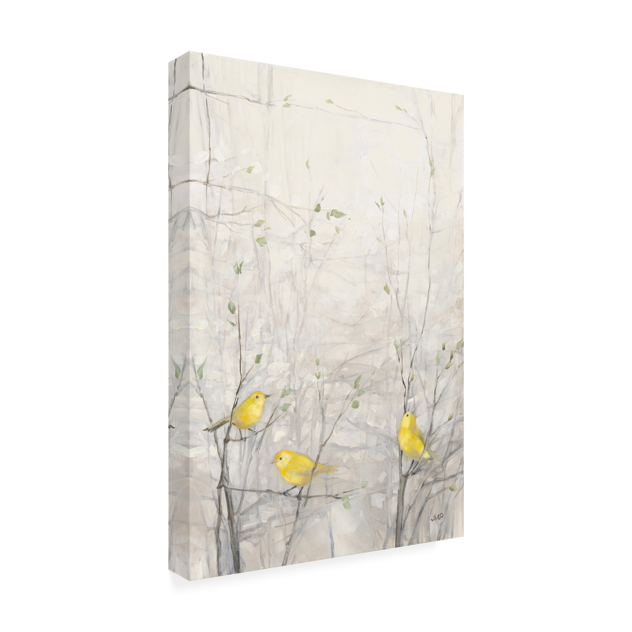 Julia Purinton 'Birds in Trees I' Canvas Art