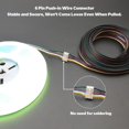 thumbnail image 5 of Conectores de cable SLL HUT de 6 pines, conexión rápida, 20-24 AWG (10 unidades), 5 of 5