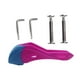 thumbnail image 3 of Bloque de freno de patinador de rodillo, piezas de patios en línea infantiles, freno portátil de skate en línea, patinador de rodillo -skate -stopper Rose rojo y azul, 3 of 9