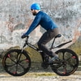 thumbnail image 6 of 26" Folding Mountain Bike, 21 Speed Full Suspension High-Carbon Steel Dual Disc Brake Non- Mountain Bicycle, 6 of 7