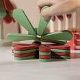 thumbnail image 4 of Naiovety Tapete de resistente al calor para árbol de Navidad, 3 piezas, quemaduras de con estilo, tapete aislante plegable Mostrada 3 piezas base redonda, 4 of 6