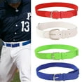 thumbnail image 5 of Eosunjian Men Youth Baseball Belt Elastic Material Baseball Waistband Boys Girls Adjustable Length Belt Sports Accessory Navy Blue, 5 of 13