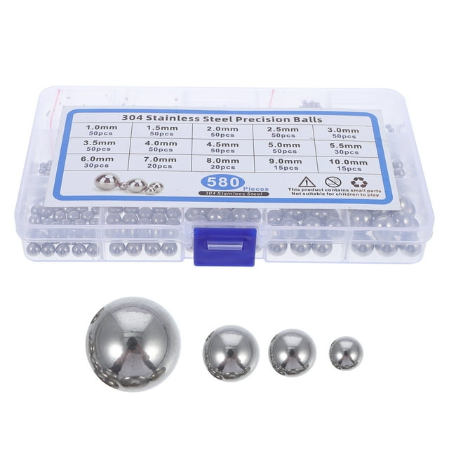 580pcs Stainless Steel Ball Practical Ball Bearing Instruments Chic Bearing Ball