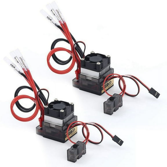 2X 320A 7.2V-16V Bidirectional Brushed ESC Speed Controller for RC Car Truck Boat