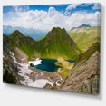 thumbnail image 2 of Mountain Lake View on Bright Day - Large Landscape Canvas Art, 2 of 4