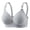 Gray#bras for women#21, variant on Womens Wireless Push Up Bras No Underwire T-Shirt Bra Seamless Full Coverage Bras Hide Back Fat Smoothing Everyday Bra Hot Pink 100BC