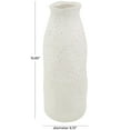 thumbnail image 3 of DecMode 16" Abstract Wavy Cream Ceramic Vase with Textured Speckled Detailing, 3 of 10
