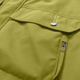thumbnail image 7 of Mrmaere Hooded Multi Pocket Cargo Jacket Men Hooded Button Zip Up Casual Workwear Jacket Green XL, 7 of 7