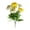 Yellow, variant on Artificial Snow Flower Bouquet with 7 Heads – Lifelike Pink Plastic Fake Flowers for Indoor and Outdoor Decoration, 12.99 x 4.74 Inches, 1 Piece