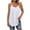 White, variant on Naughtyhood Plus Size Tank Tops for Women,Women Summer Fashion Casual Sleeveless Round-Neck Solid Tank Tops Blouse Singlet,Women's Tank Top,Black,XXL