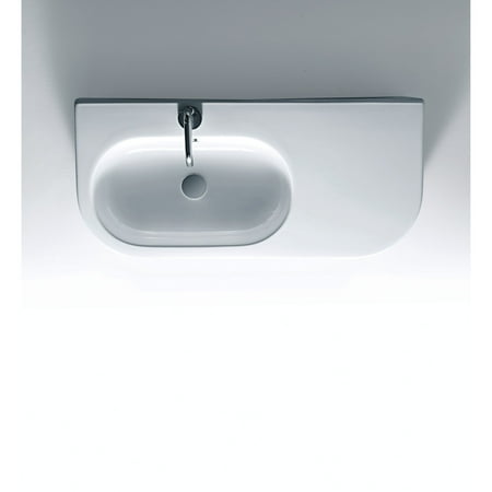 0.75 Bath Sink - WS Bath Collections Flo 3144 Wall Mount Bathroom Sink